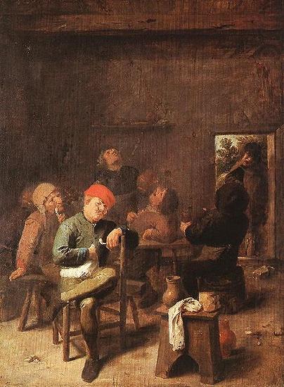 Peasants Smoking and Drinking, Adriaen Brouwer